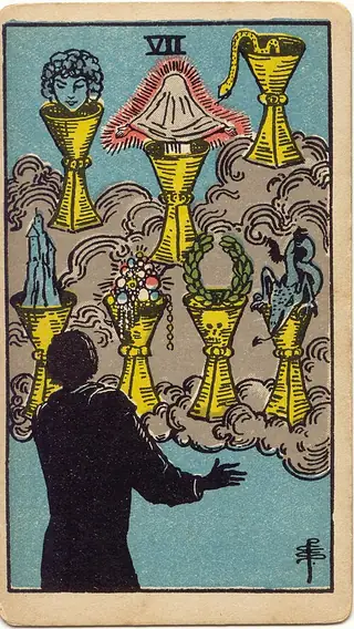 Seven of Cups (reversed)